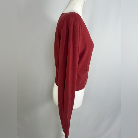 NEW / Madewell v-Neck button up shirt - Picture 5 of 7